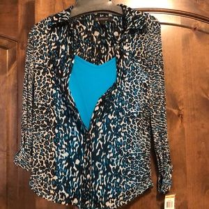 INC long sleeve double shirt